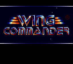 Wing Commander (Europe) Title Screen